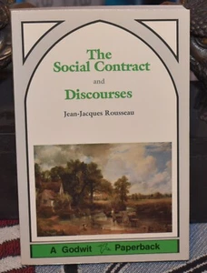 THE SOCIAL CONTRACT and DISCOURSES by Jean-Jacques Rousseau 1986 Godwit PB - Picture 1 of 5