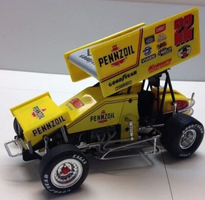 JAC HAUDENSCHILD # 22 PENNZOIL WILD CHILD OPEN WHEEL SPRINT CAR 1:18 GMP # 7002 - Image 1 of 4