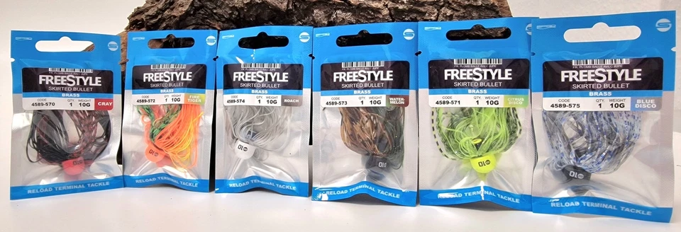 Spro Freestyle Skirted Bullets 10g 6 Farben Skirted Jigs Finesse DA SALE