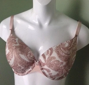 SUJETADOR DEMI FORRADO VICTORIA'S SECRET BEIGE MULTICOLOR 36DD NUEVO CON ETIQUETAS - Imagen 1 de 6