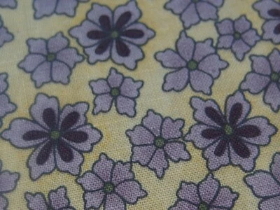 Tela de algodón flor púrpura de Debbie Mumm tela 44" X 43” No:538 Foto 1 de 4