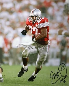 EDDIE GEORGE OHIO STATE BUCKEYES SIGNED 16x20 (16-12) (OSG COA) - Picture 1 of 2