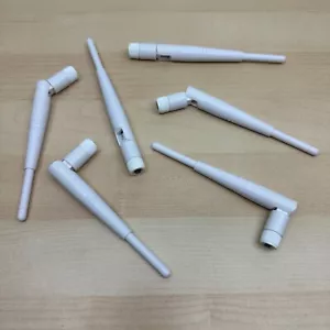 6pcs White Dual Band WiFi Antenna 2.4GHz 5GHz 2dBi RP-SMA Wireless LAN Router - Bild 1 von 4