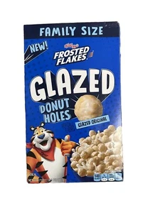 BRAND NEW Frosted Flakes Glazed Donut Holes Cereal FAMILY SIZE 17 OZ. - Picture 1 of 5