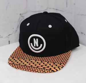 Cappello da baseball Neff Daily in maglia berretto snapback tesa piatta nero/volt nuovo - Foto 1 di 2