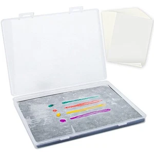 Stay Wet Palette for Acrylic Painting Wet Palette Tray with Sponges and 100 Pap - Picture 1 of 6