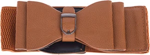 Vintage Stretch DOPPELSCHLEIFE Retro BUCKLE Bow 50s TAILLENGÜRTEL Rockabilly - Bild 1 von 3