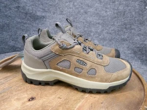 Keen Women's Basin Ridge Vent Brindle Brown Suede Hiking Shoes Sneaker Size 7 US - Picture 1 of 11