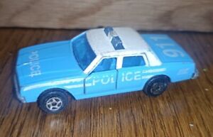 Voiture Miniature 1/69 Police Chevrolet Impala N°240 Vintage Majorette B-20 
