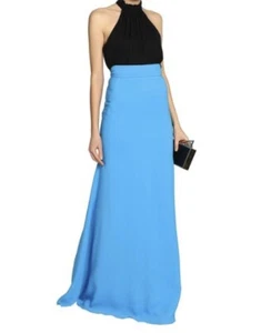 Antonio Berardi Size 42 IT Azure Blue Maxi Skirt - Picture 1 of 9