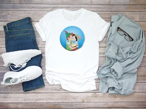 LGBT Pinocchio und Robin Hood Pride Kurzarm weiß Herren T-Shirt K548 - Bild 1 von 2