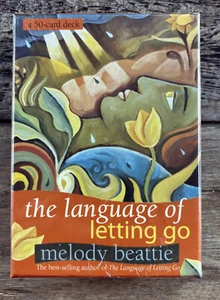 The Language of Letting  50 card Deck by Melody Beattie New Sealed - Imagen 1 de 2