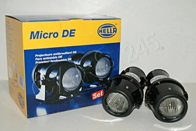 HELLA Universal Micro DE Black Fog light Set 1NL008090-821 - Image 1 of 4