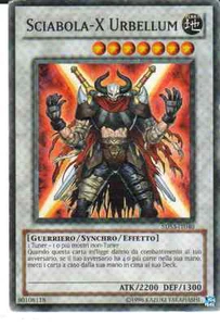 CARTA YU GI OH - SCIABOLA-X URBELLUM - 5DS3-IT040 - IN ITALIANO - Foto 1 di 1