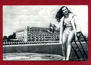 CARTOLINA - VENEZIA -  VENEZIA LIDO HOTEL EXSELSIOR VIAGGIATA - Picture 1 of 1
