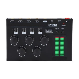 Stereo -Mono -Mixer 6 35/3 5 Mm Jack 4 Channel Sound Mixer Für PC -CD -Player - Bild 1 von 24