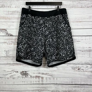 Lands End Badeshorts Damen 20 W schwarz Blumenmuster Taschen schnelltrocknend - Bild 1 von 14