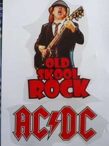 AC/DC - 2 x Vintage Iron On T-Shirt Transfers (Please read description) - Foto 1 di 3