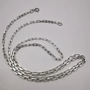 Vintage schöne Schmuckkette, 925 Sterling Silber, signiert - 8,37 g - Bild 1 von 8