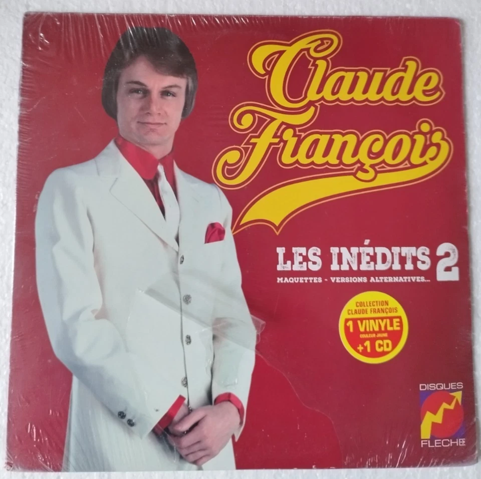 CLAUDE FRANCOIS -  25 cm JAUNE -LES INEDITS 2 -EDITION LIMITE -NEUF SOUS SCELLO - Photo 1/1