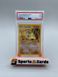 2000 Pokemon Charizard #4 Holo Base Set 2 Psa 7 MOUTH FIRE SWIRL Rare - Bild 1 von 3
