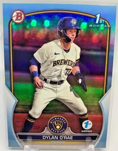 2023 Bowman 1st Edition Sky Blue Foil Dylan O'Rae #BPPF-143 - Picture 1 of 2