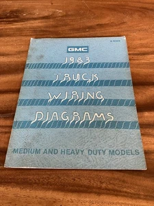 1983 GMC Medium and Heavy Duty Truck Wiring Diagrams Service Manual X-8339 - Bild 1 von 6