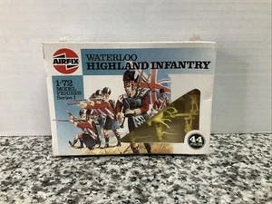Vintage Airfix Boxed Waterloo Highland Infantry 1/72 NOS Model Kit Vintage - Picture 1 of 6