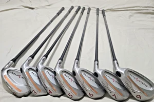 BIOMIC PLUS GOLF CLUBS RH 3-9 (no 8) P w/ ALDIL Graphite Shafts Original Grips - Picture 1 of 9