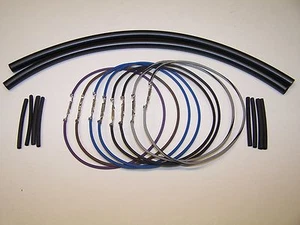 Harley 12" turn signal wiring harness extension 8 wire kit 82-12 touring - Picture 1 of 6