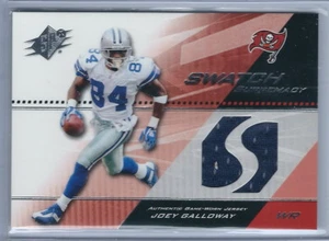 2004 SPx Football Joey Galloway Buccaneers Swatch Supremacy Jersey Card - Picture 1 of 2