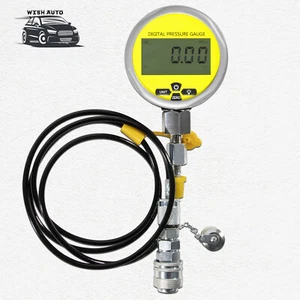 10000PSI Digital Hydraulic Pressure Gauge Test Coupling Kit 1/4 NPT 700BAR/70Mpa - Picture 1 of 9