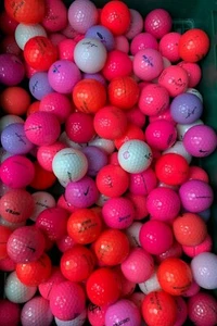 50 Pink/Crystal Lady Mix Golf Balls Assorted Mix AAAAA (5A) Used Golf Balls  - Picture 1 of 1