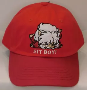 Inuyasha SIT BOY Red Embroidered Adjustable Hat - Brand New with Tags! - Picture 1 of 6