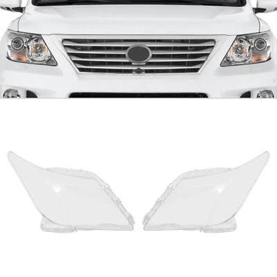 Pair Headlight Headlamp Lens Cover Replacement Fits for Lexus LX570 2007-2012 Foto 1 de 4