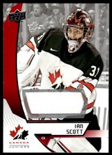 2019-20 Upper Deck Team Canada Juniors Ian Scott Canada #39