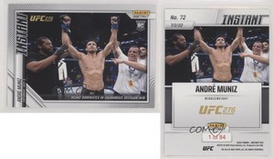2022 Panini Instant UFC /84 Andre Muniz #72 Rookie RC