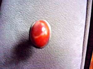 Feuerachat-Ring, Gr. 17-18   Rarität - Bild 1 von 4