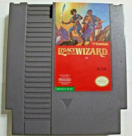 Nintendo NES Legacy of the Wizard Video Game  vintage great condition        490