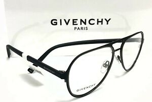 New Authentic GIVENCHY GV0133 RZZ Matte Black Dark Ruthenium 55mm RX Eyeglasses