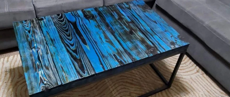  Quality Craftsmanship Coffee Or Dining Table With Hi End Hardware N Solid Wood - Image 1 of 1