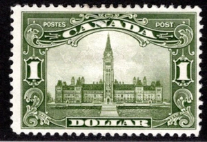 159 Canada, $1, KGV "Scroll" Issue, MHOG, F, Postage Stamp - Picture 1 of 1