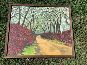 OOAK Oil Painting Wilmington NC Azalea Festival Art Charleston SC Davis ❤️sj8m - Picture 1 of 11