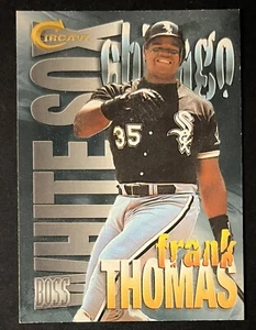 1997 CIRCA FRANK THOMAS #18 SKYBOX BOSS INSERT CHICAGO WHITE SOX HOF - Picture 1 of 2
