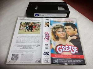 GREASE 1977 - Australian 20th Anniversary VHS (1998) digitally remastered Issue - Picture 1 of 2