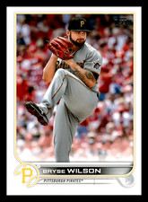 2022 Topps Bryse Wilson  Pittsburgh Pirates #463 Centered Mint
