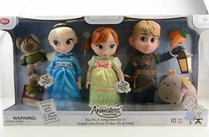 Disney Animators Collection Deluxe Dolls Gift Set Frozen ELSA ANNA KRISTOFF SVEN - Picture 1 of 2