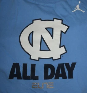 Nike NORTH CAROLINA TARHEELS "All Day" (XL) Elite T-Shirt MICHAEL JORDAN - Bild 1 von 2