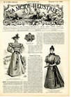 DIGITAL COPY MODE ILLUSTREE SEWING PATTERN & Magazine June 7, 1896