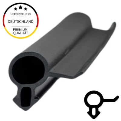 EINFACH-DICHTUNGEN.DE Schlauchdichtung passend für Rehau, Schüco und weitere Farbe: Schwarz Menge: 5m